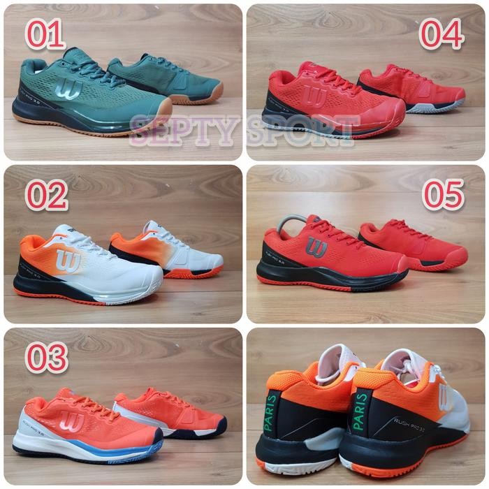 SEPATU WILSON TENNIS RUSH PRO 3.0 WILSON TENIS RUSH PRO
