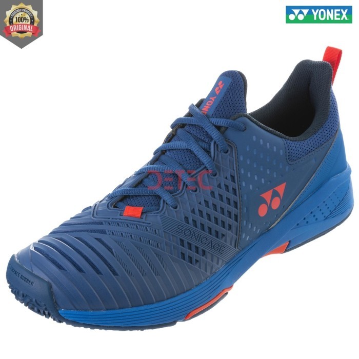 Yonex Power Cushion SONICAGE 3 Sepatu Tenis - Navy red