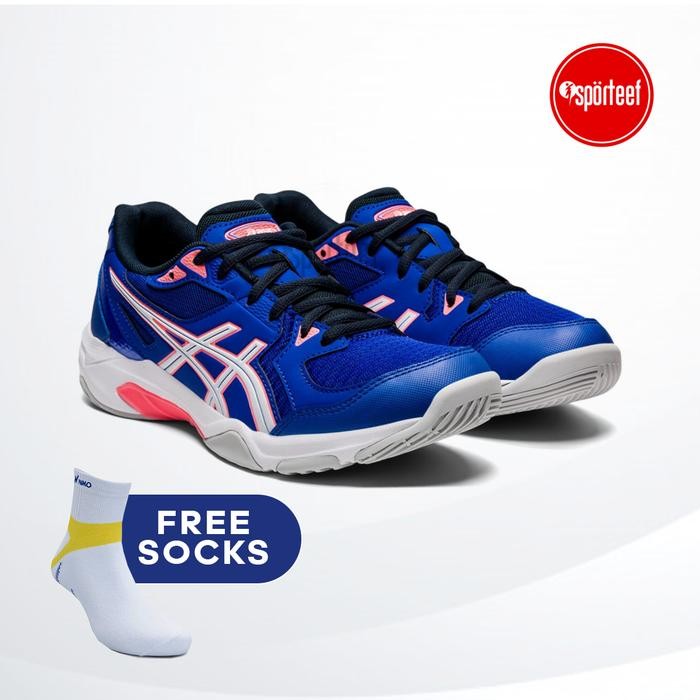 Asics Gel Rocket 10 Womens Sepatu Voli Badminton Tenis Tennis Original