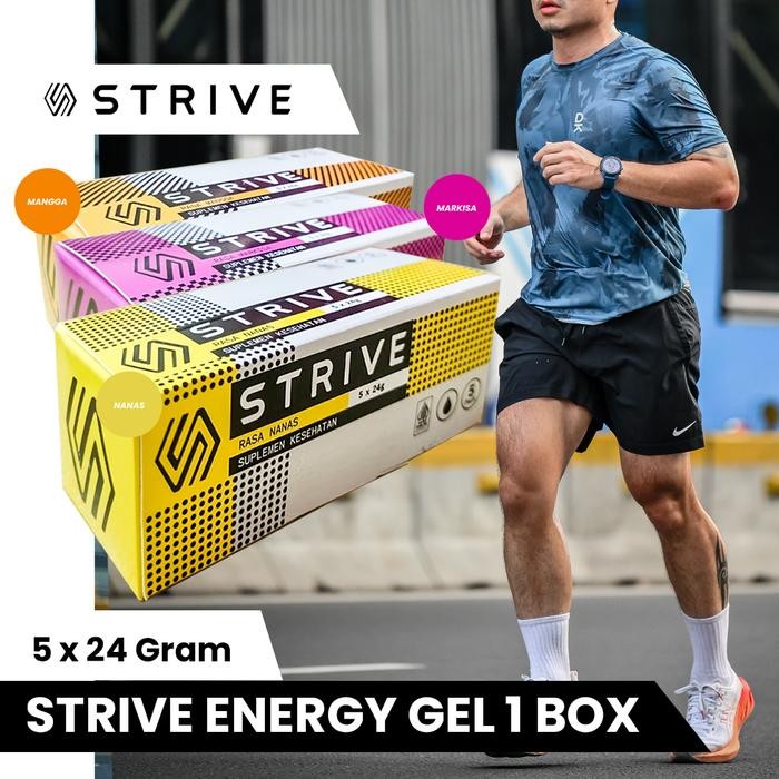 

Strive Energy Gel 5 pcs 1 box strive gel / suplemen olahraga