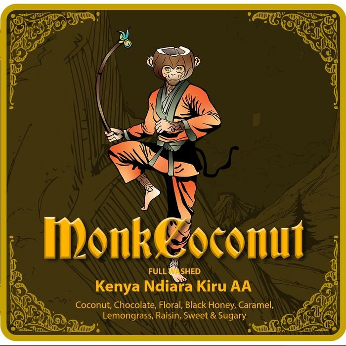 

Kenya Ndiara Kiru AA, Full Washed - Monk Coconut - Biji Kopi Arabika