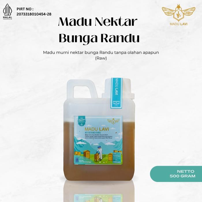 

Madu Lavi Nektar Bunga Randu 500 gram
