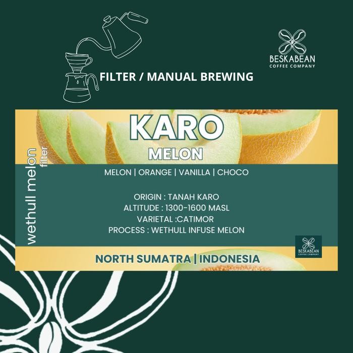 

Kopi Karo Melon Milk Beskabean Yeast + melon