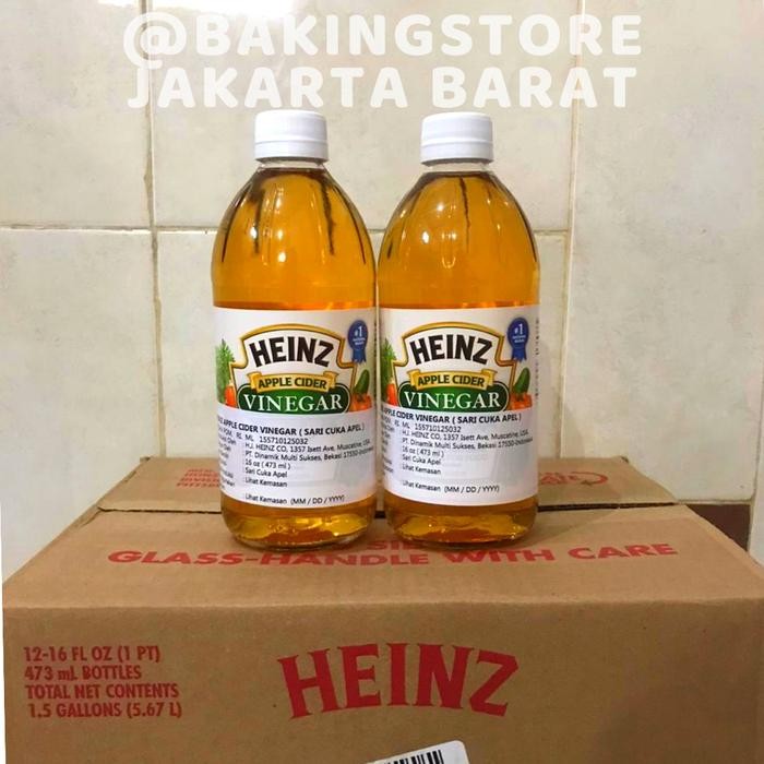 

Heinz Apple Cider Vinegar 473 Ml - Cuka Apel 16 Oz