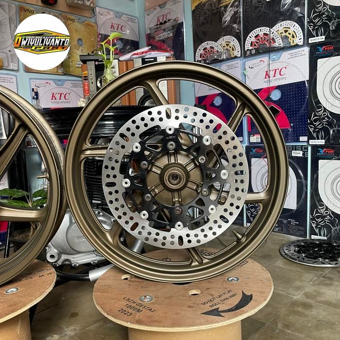 Velg CBR CB150R OLD PNP NINJA R SS RR (tinggal pasang) kelengkapan * velg depan belakang * piringan