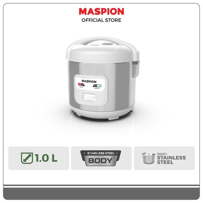 Maspion Rice Cooker Magic Com 1 Liter MRJ-1003 TSS