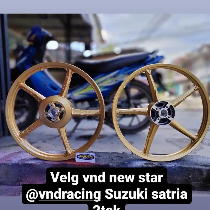 velg vnd racing satria 2tak double disk 1.40x1.60-17 new star