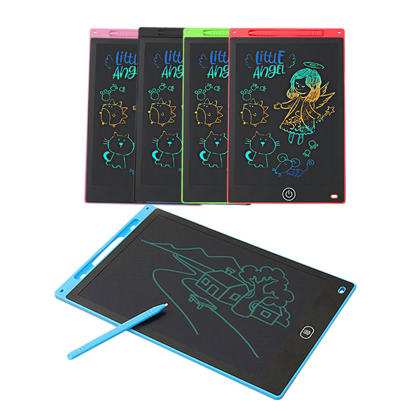 

12 Inch Lcd Writing Tablet For Kids-Reusable Drawing Board, Eye Protection Screen, Lock Button &