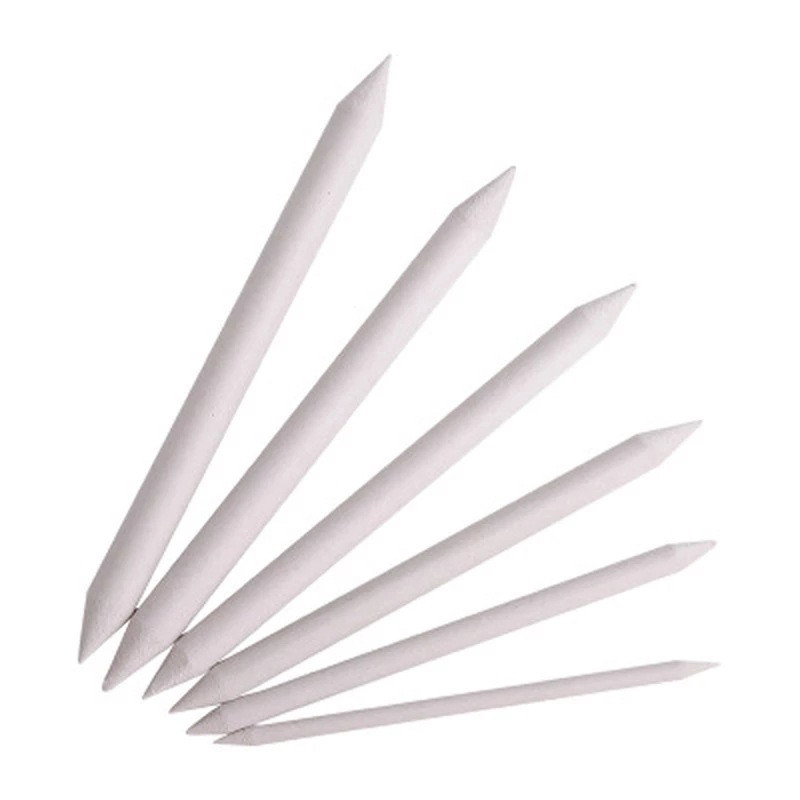 

Haile 3/6Pcs Double Head Durable Blending Stumps Art Sketch White Drawing Tools Smudge Paper Pencil
