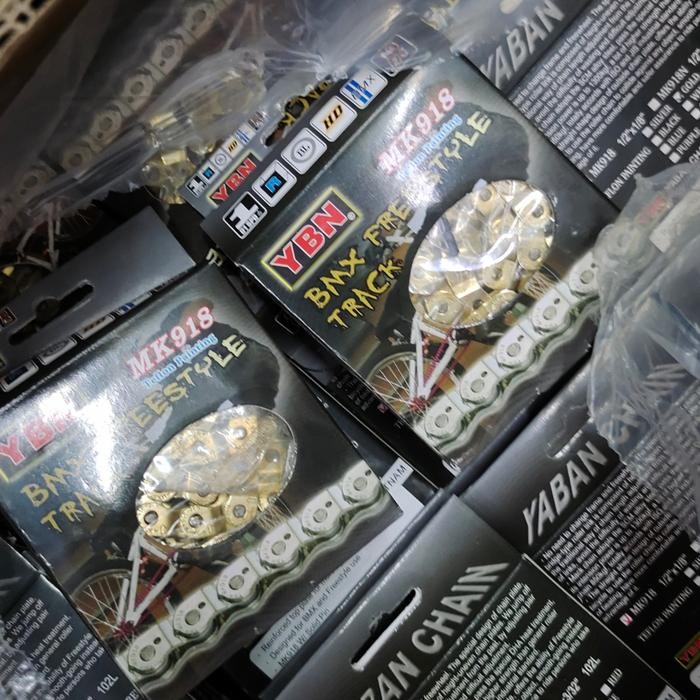 Rantai YBN HALFLINK MK 918 Chain YBN Halflink MK918 Singel Speed BMX