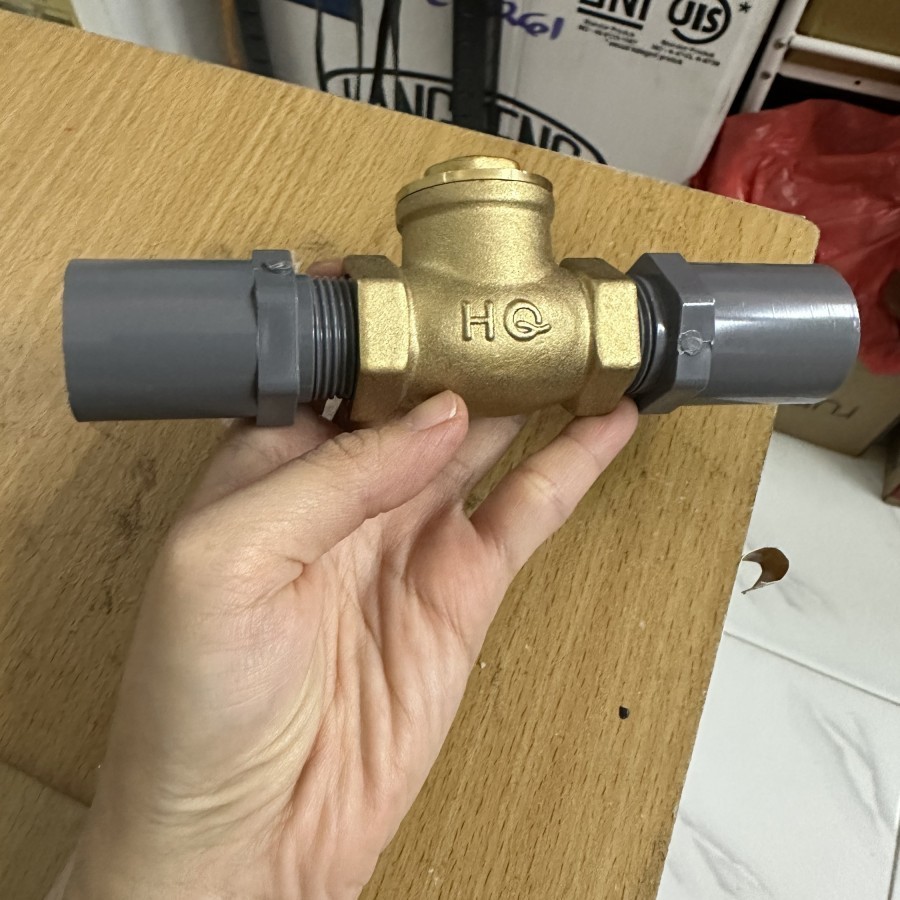Check valve TABOK KLEP 3/4" HQ KUNINGAN + SDL 3/4"