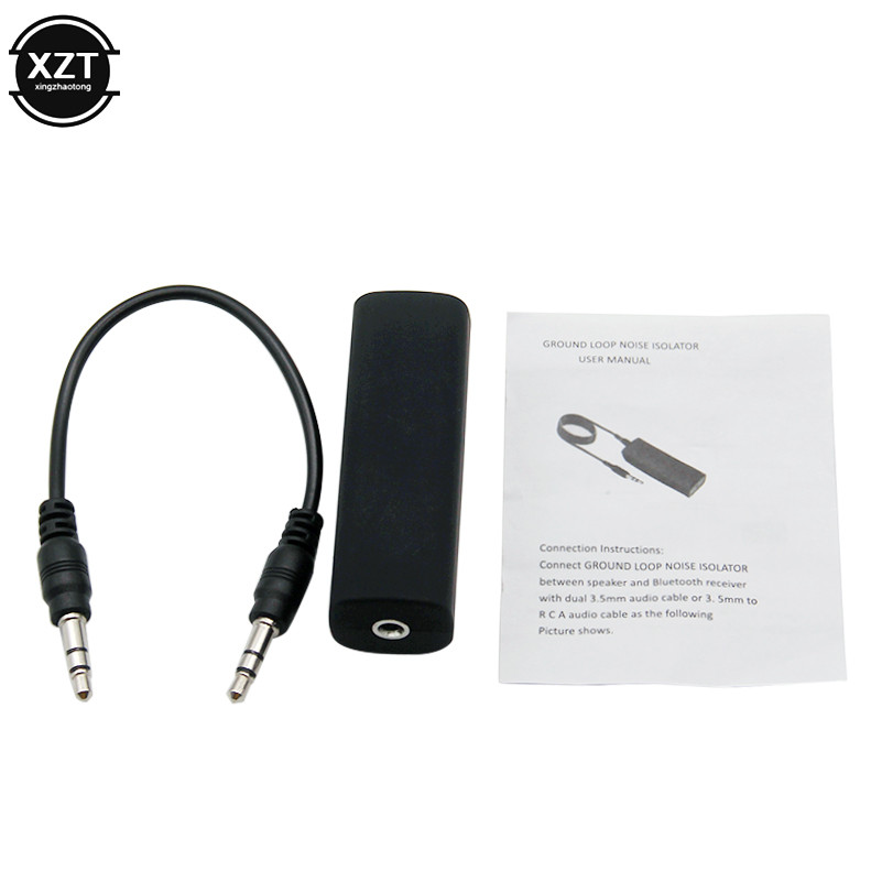for Car 3.5mm Audio Cable Anti-interference Ground Loop Noise Isolator Cancelling Reducer Filter Kil