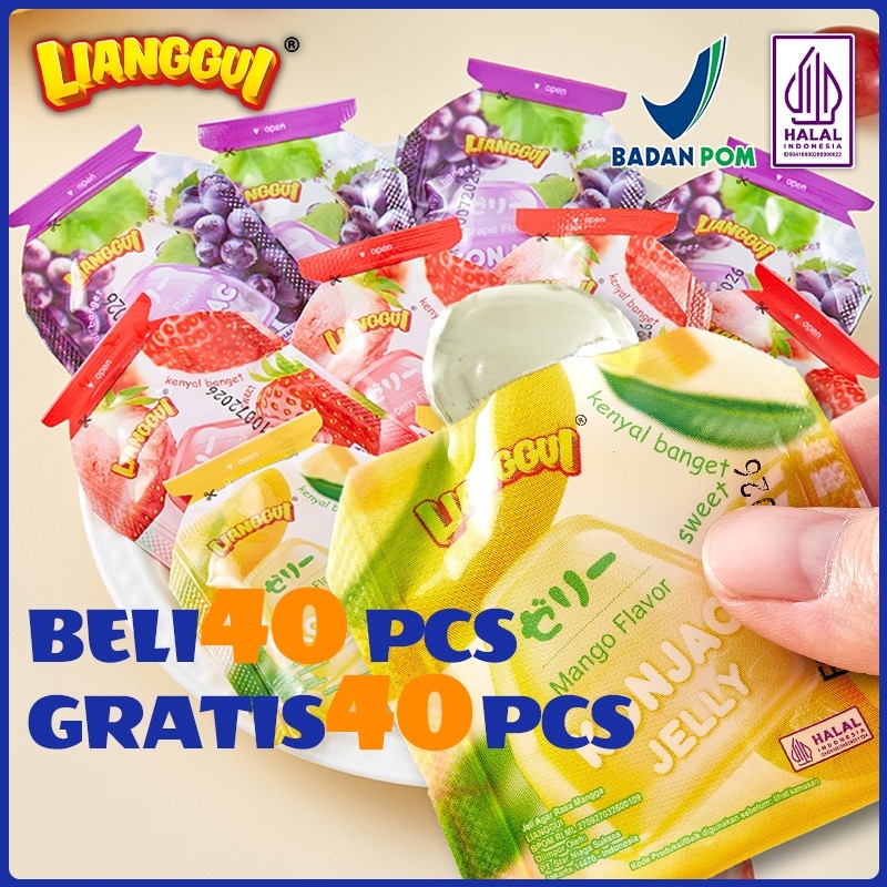 

Buy39 Get39 Lianggui Konjac Jelly,mangga,stroberi,anggur,ringan,cemilan halal yang lezat dan segar