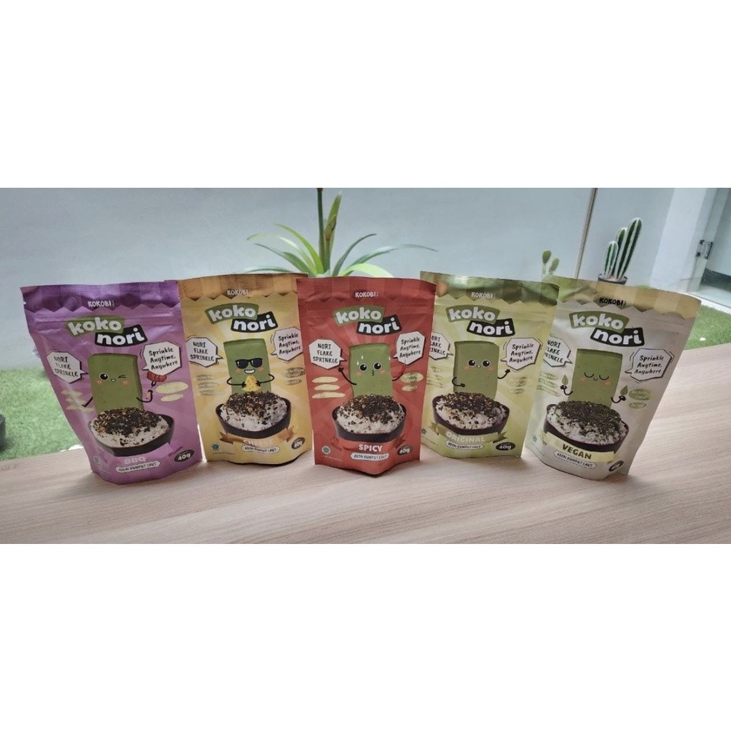 

KOKO NORI Abon Rumput Laut Tabur KOKONORI Seaweed Flake Snack Cemilan Sehat Anak