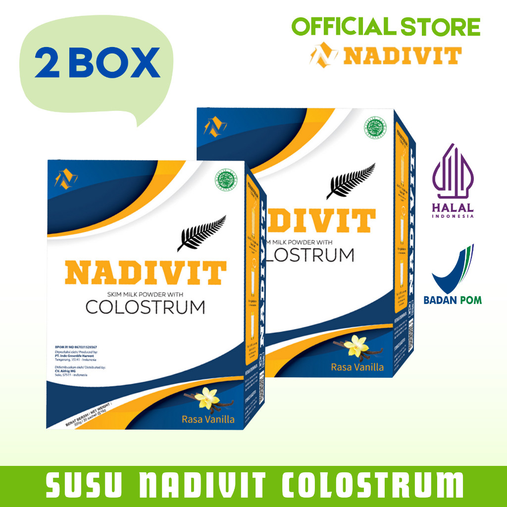 

NADIVIT - SUSU COLOSTRUM UNTUK SYARAF KEJEPIT HNP ISI 2 BOX TERLARIS