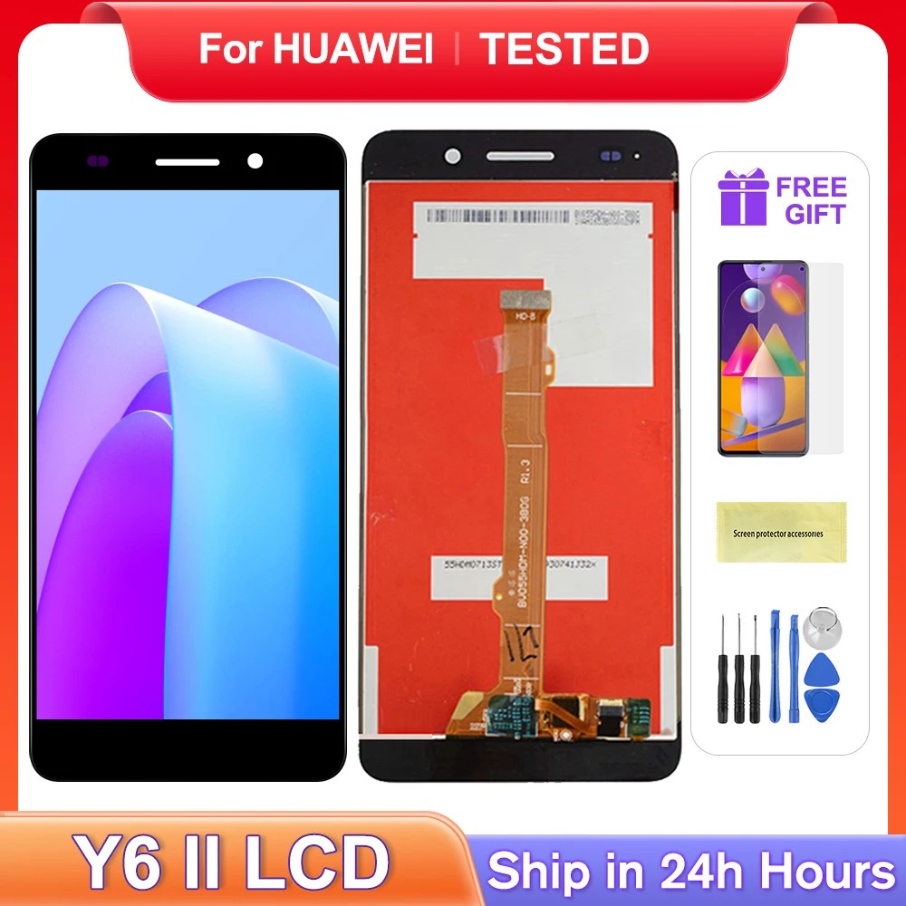 For HUAWEI 5.5''Y6 II For  Honor 5A Y6 2 CAM-L03 L23 L21 UL00 LCD Display Touch Screen Digitizer Ass