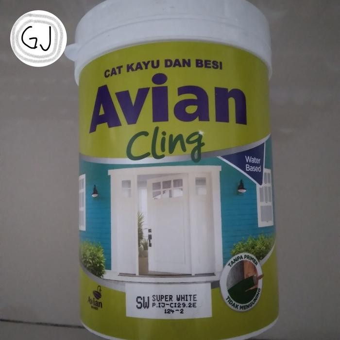 Auradeko Cat Avian Cling Waterbased 0.85 Kg Cat Kayu Besi Tembok Avian Tanpa Primercampuran Air