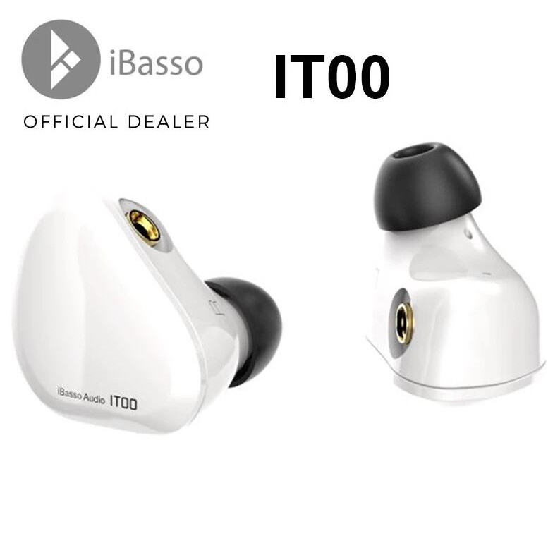 Original IBasso IT00 Earphone fever in-ear Headset dual-chamber it01 moving coil graphene 3.5mm Plug