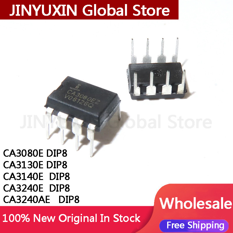 IMPORT 2PCS CA3080E CA3080EZ CA3130E CA3140E CA3240E CA3240AE DIP-8 CHIP IC CHIP 