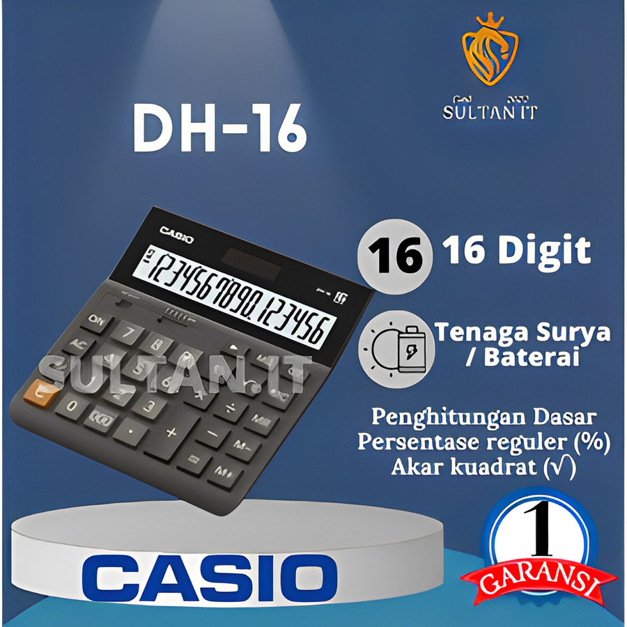 

[READY] Kalkulator Casio DH-16 , MH 16 Original