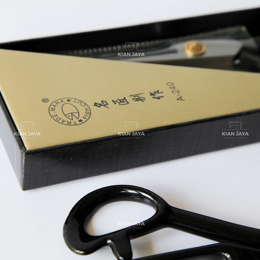 

[READY] Gunting Kain Fish Cut 9 inch / Gunting Potong Kain Merk Fishcut AAA ukuran 9 inch Cap Ikan