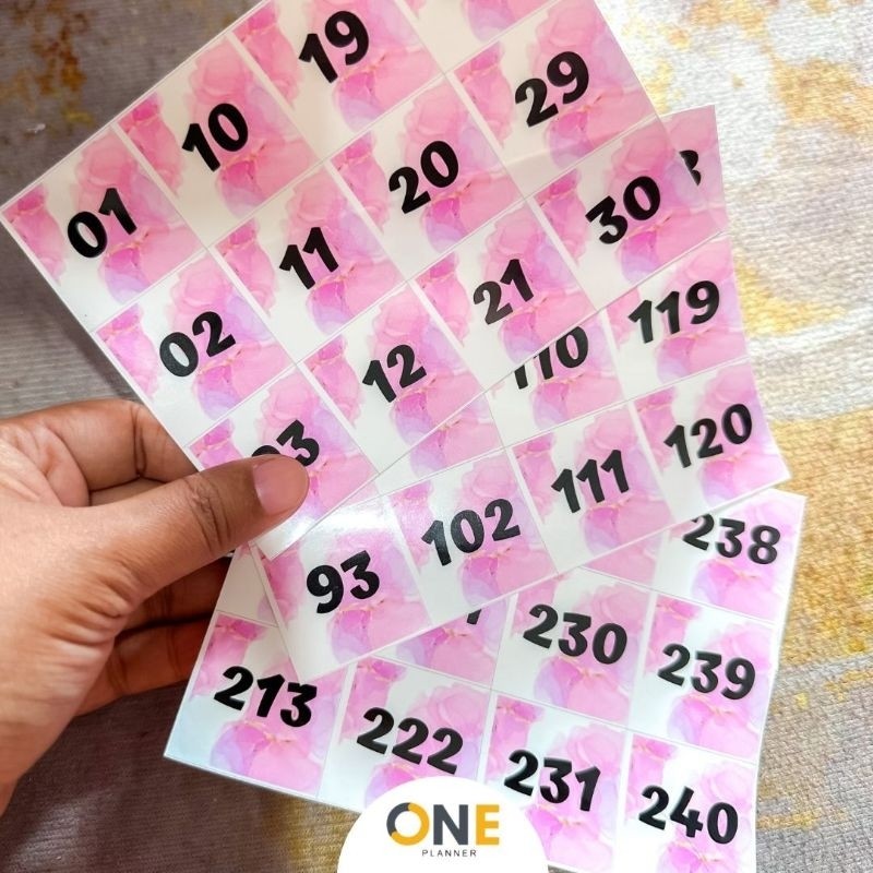 

[READY] PAKET SAVING ALBUM, menabung dengan nomor urut 1-120, 1-240 menabung menggunakan album