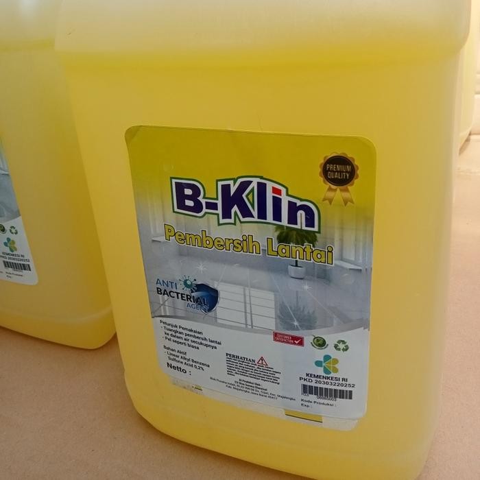 sabun pembersih lantai 5 liter B-Klin / Floor cleaner 5000 ml B-Klin