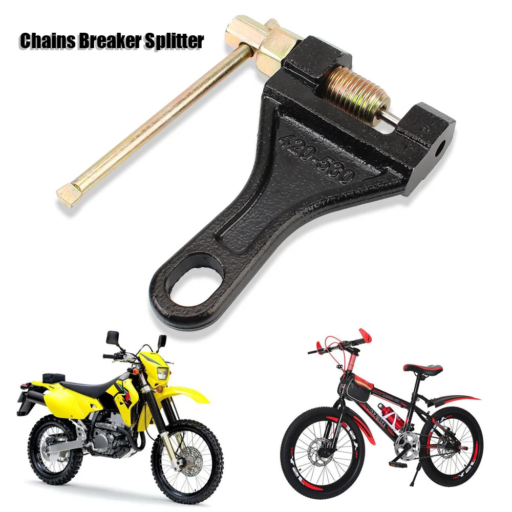 420-530 Motorcycle Chain Breaker Chain Link Removal Separator Motor Chain Breaker Riveting Tool Moto