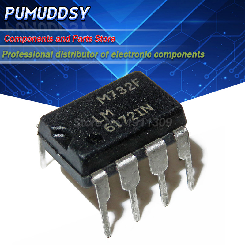 IMPORT 5PCS LM6172IN DIP8 LM6172 6712   IC