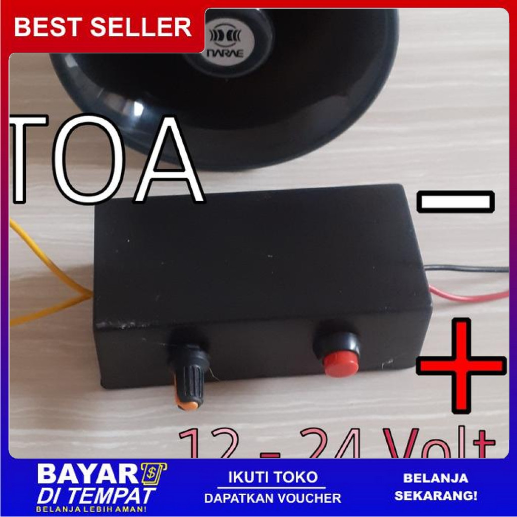 FREE ONGKIR ALARM MP3 LAGU MUNDUR ATRET 12 VOLT 24 VOLT BISA COD