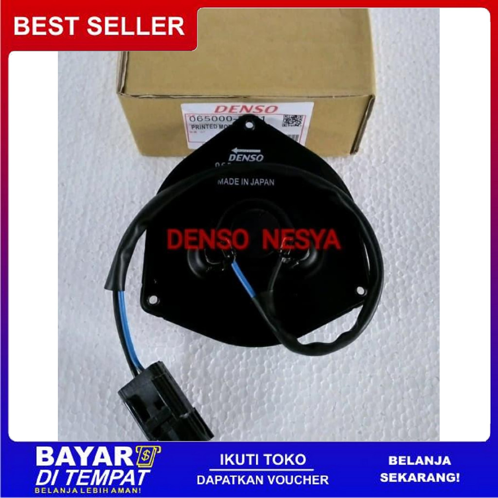 FREE ONGKIR MOTOR FAN KONDENSOR AC MOBIL DAIHATSU TARUNA - MERK : DENSO BISA COD