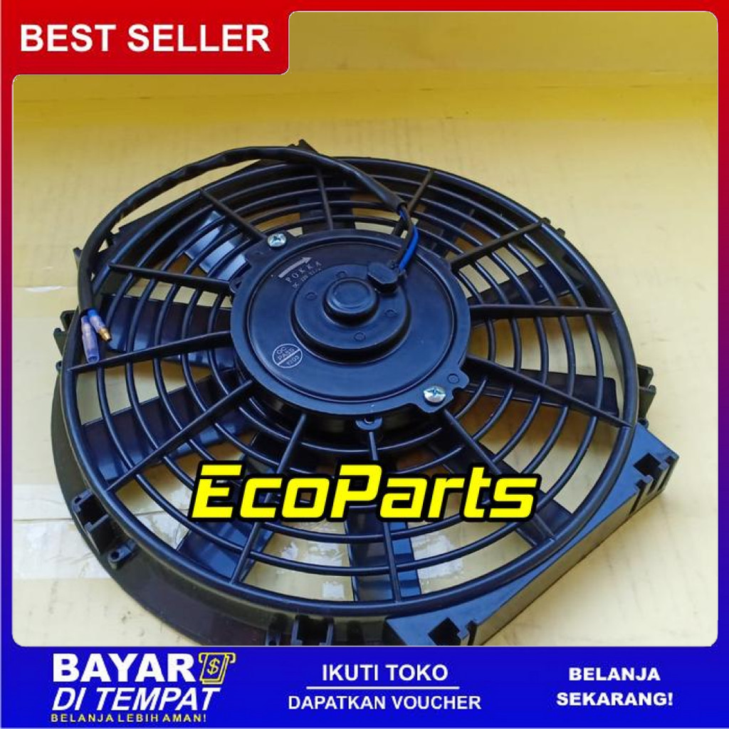 FREE ONGKIR EXTRA FAN EXTRAFAN KIPAS AC MOBIL 12V / 24V 10INCH BISA COD