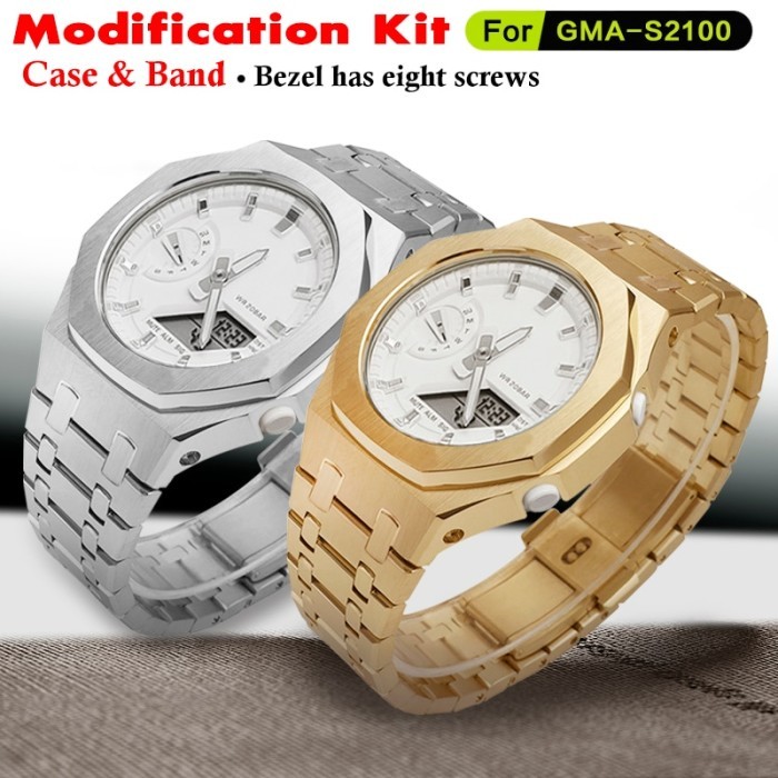 316L GMAS2100 Mod Kit For ak Watch Metal Case Bezel And