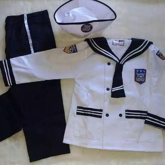 Baju Seragam profesi Pelaut Anak TK Kostum Popaye Anak seragam pelaut ANAK Berkualitas seragam
