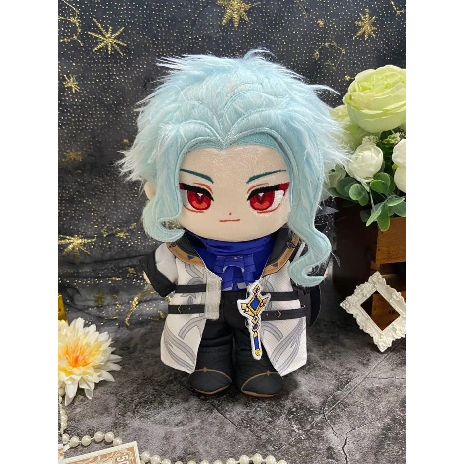 Game Genshin Impact II Dottore The Doctor Cosplay Cute Plush 20cm