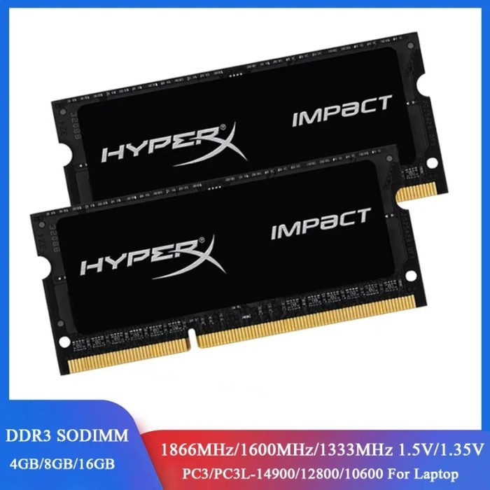 Memoria Ram DDR3L DDR3 4GB 8GB 16GB 1600 1333 1866MHz Sodimm Memory