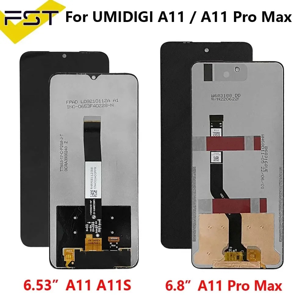 6.53"Original UMIDIGI A11 LCD Display and Touch Screen Digitizer Assembly for UMIDIGI A11s A11 Pro M