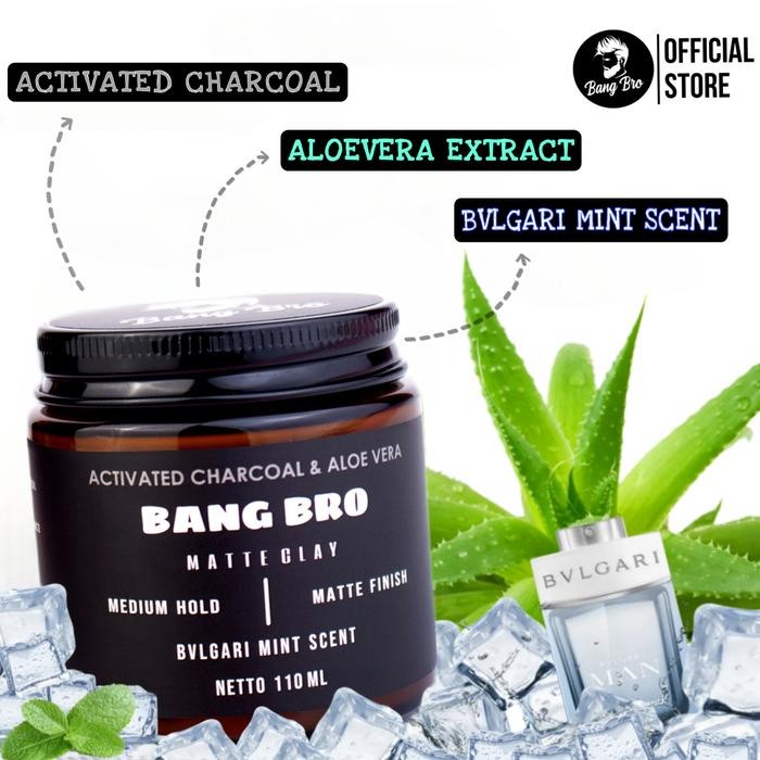 POMADE CLAY HAIR CLAY RAMBUT CLAY POMADE RAMBUT BANG BRO