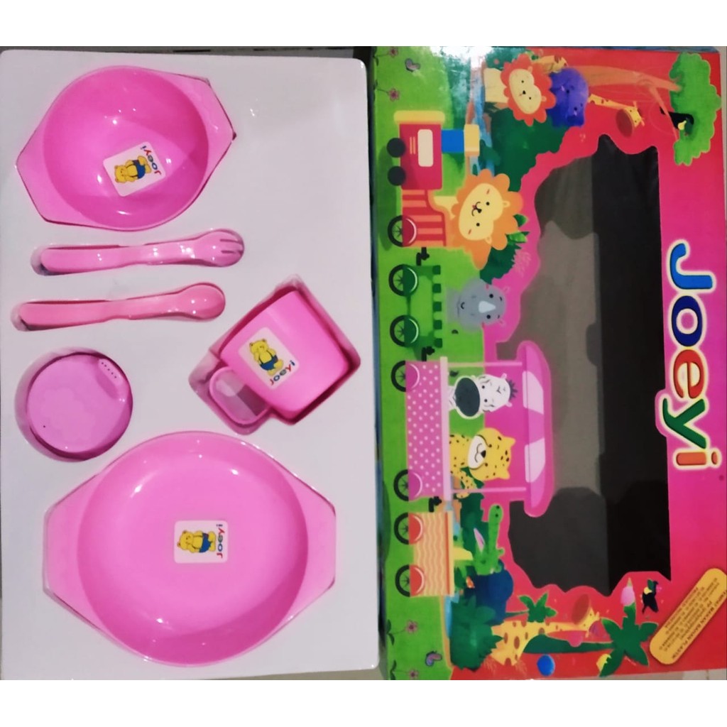 Joeyi Peralatan Makan bayi (Feeding Set), tempat makan bayi besar *