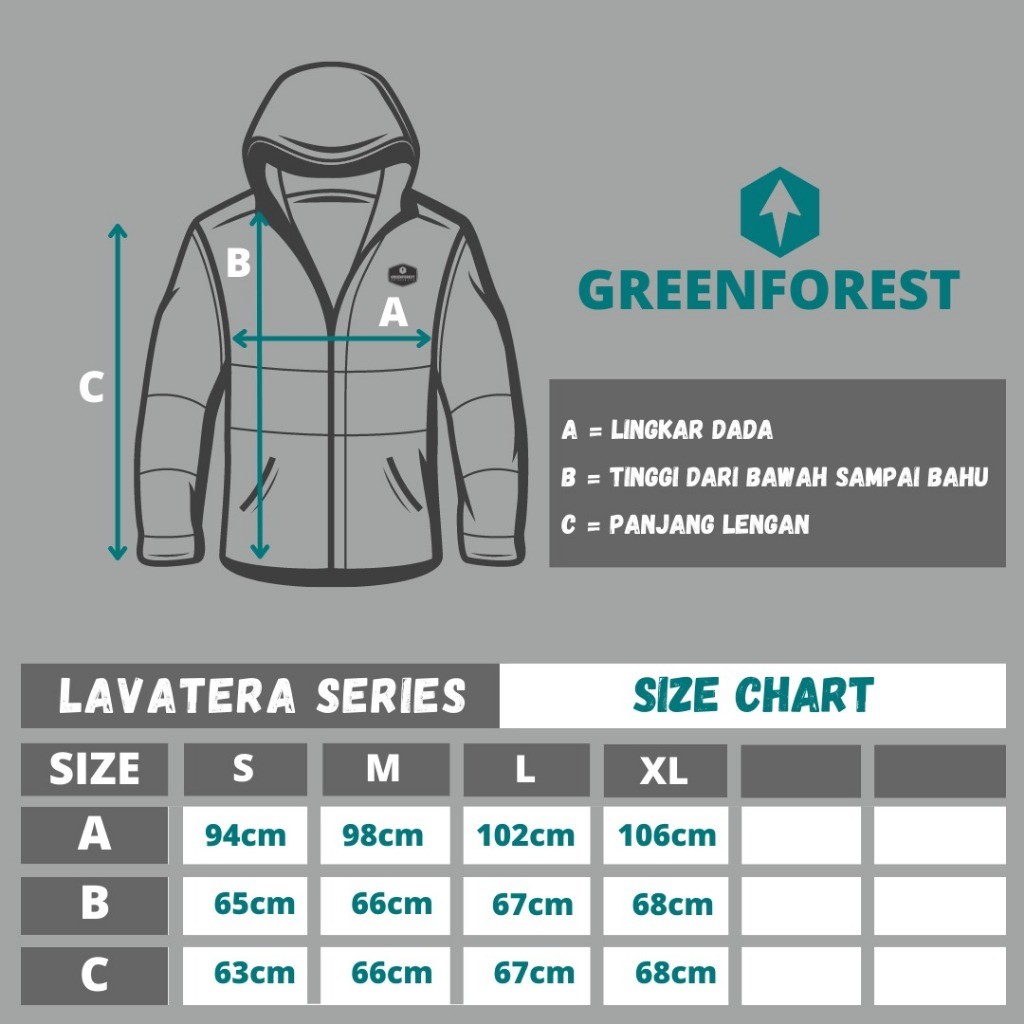 HOT DEALS GREENFOREST LAVATERA JAKET LIPAT RUNNING OLAHRAGA OUTDOOR PRIA DAN WANITA