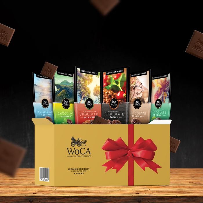 

WoCA Assorted Premium Chocolate Bar - Coklat Aneka Rasa Terlaris
