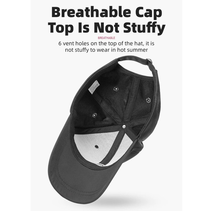 Alfa Sport Topi Olahraga Pria Wanita Rockbros LF8041 Headwear Bicycle Cap Golf