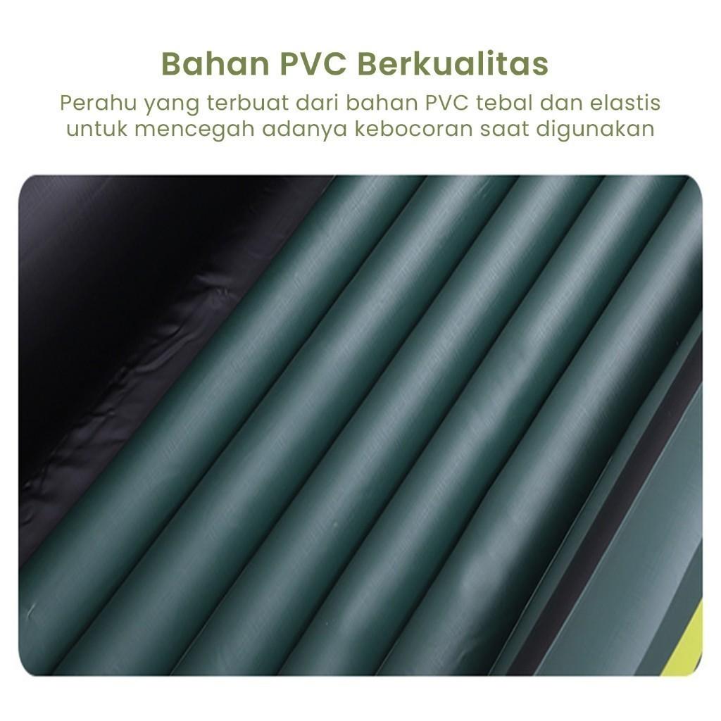 Apolive - Perahu Karet Arum Jeram Rafting Inflatable Boat Olahraga Perahu Mancing Multifungsi Boat