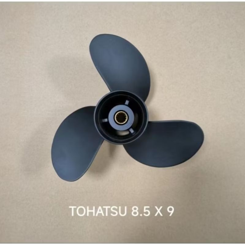 3B2B64517-1 PROPELLER 9.8PK TOHATSU MERCURY HANGKAI PARSUN Sparepart untuk Mesin Tempel