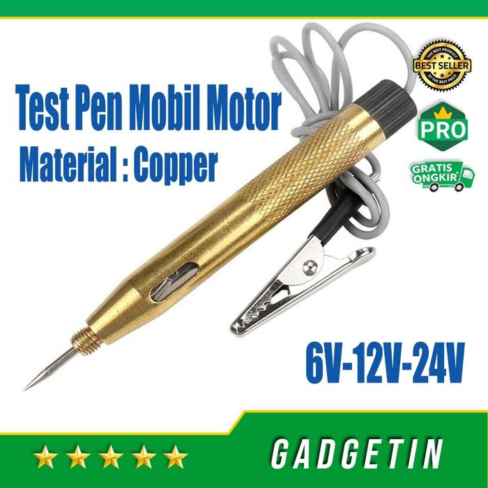 Fixpert- Tespen Digital Taspen Pengukur Arus Listrik DC Test Pen Mobil Motor