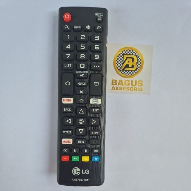 REMOT REMOTE LED SMART TV LG AKB75675311