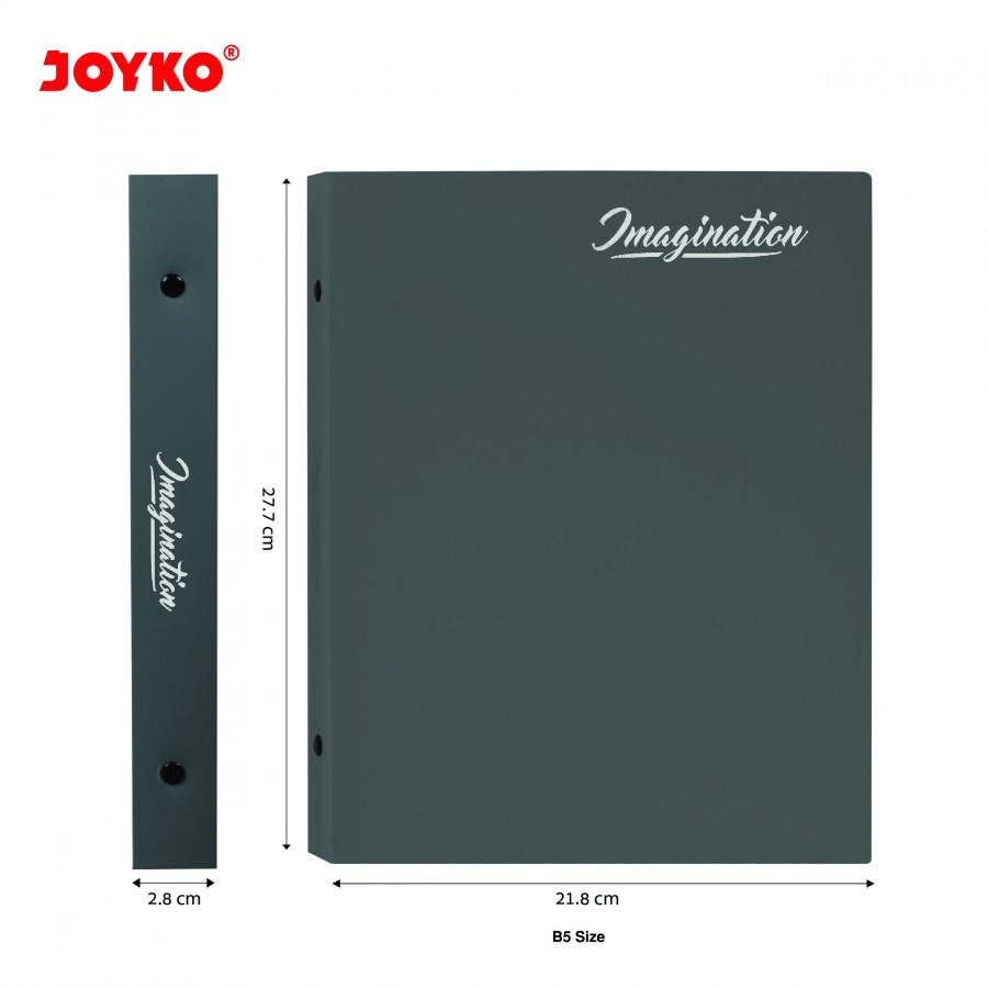 

[READY] Binder Note Joyko B5-MHIM-M140 Imagination Ukuran 26 Holes Metal Ring Warna Netral SHSNP
