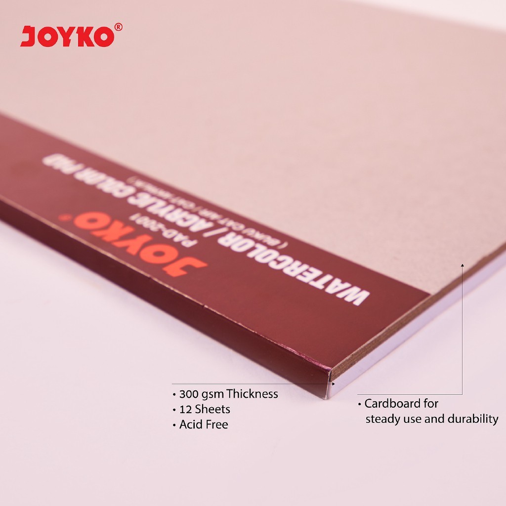 

[READY] Buku Sketsa Sketch Pad Watercolor Acrylic Pad Joyko 300gsm