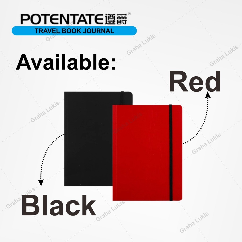 

[READY] POTENTATE TRAVEL BOOK / TRAVEL JOURNAL (210X142MM)