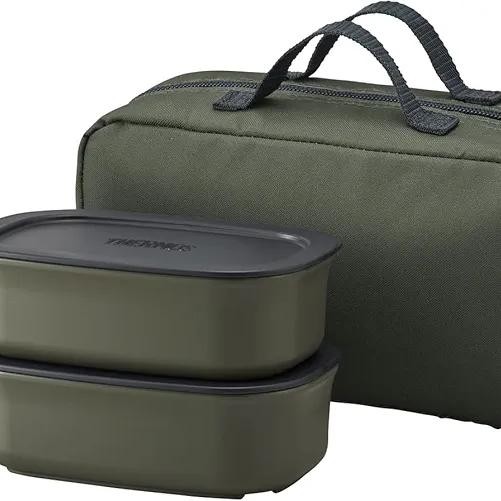 Terlaris Thermos Jea-801 Kki Vacuum Insulated Soup Lunch Set, 28.7 Fl Oz (800 Ml), Khaki